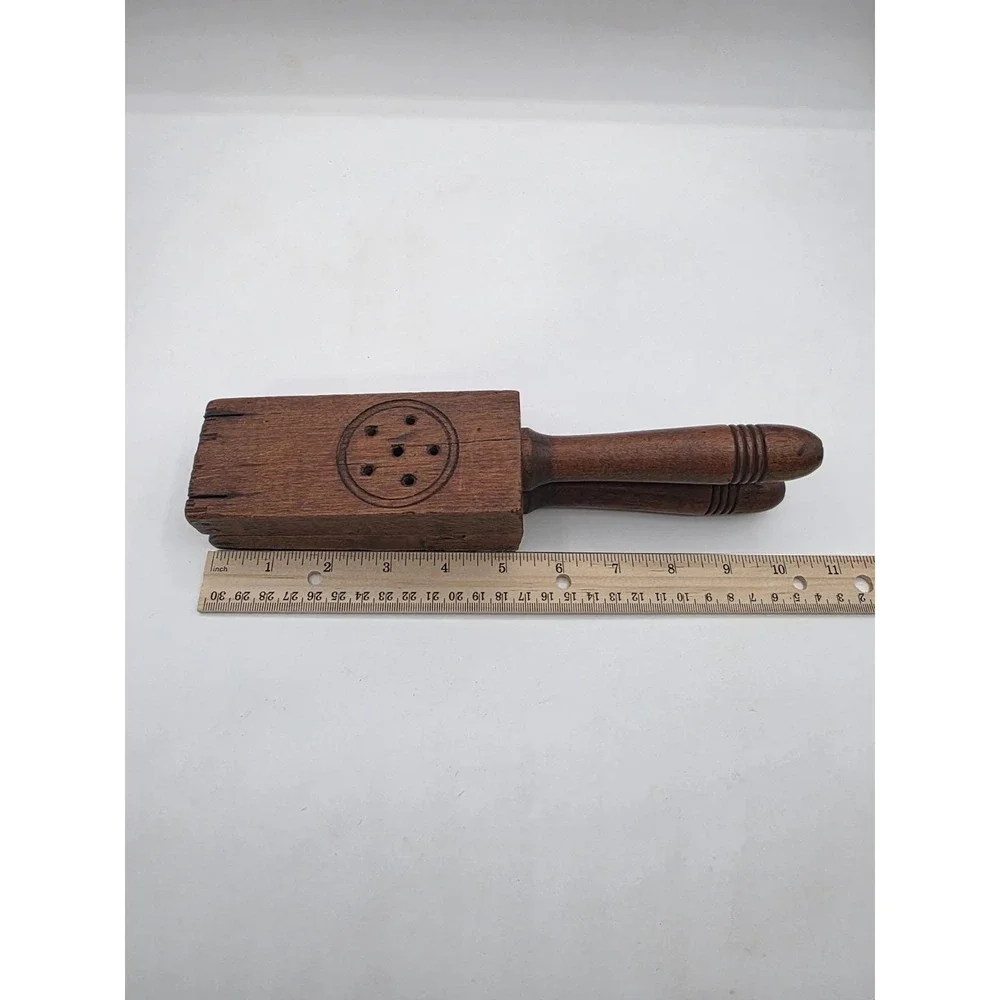 Antique Primitive Wooden Citrus Press And Juicer